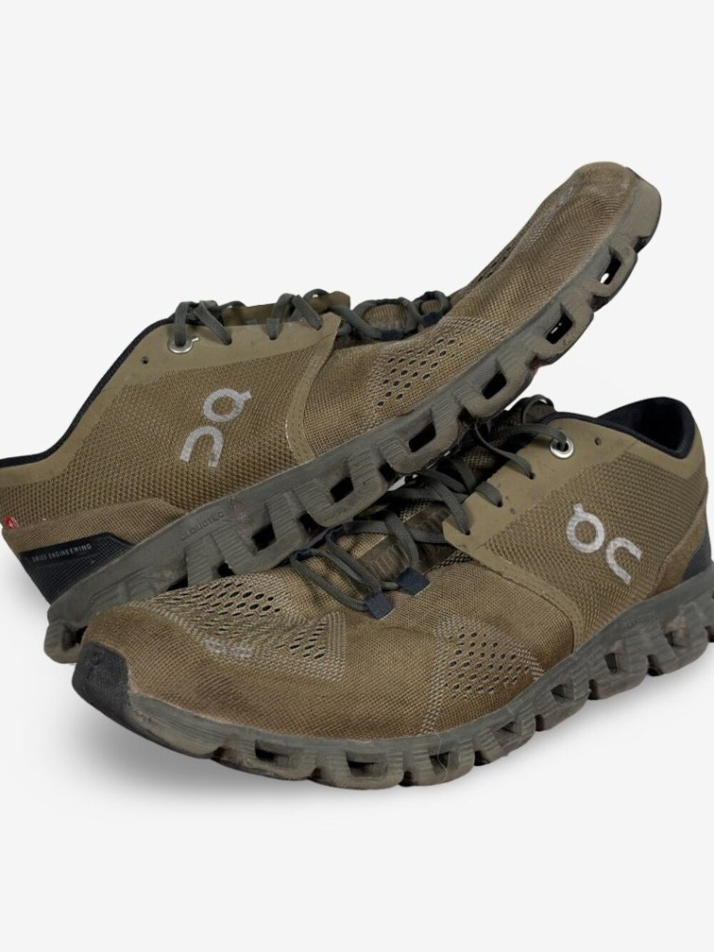 On Cloud X3 Olive Running Shoes Size M 9.5US